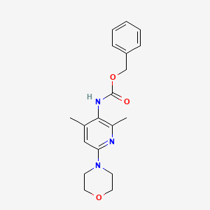 (2,4-Dimethyl-6-morpholin-4-yl-pyridin-3-yl)-carbamic acid benzyl ester