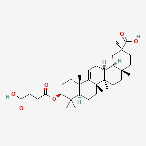 molecular formula C34H52O6 B1663475 Deloxolone CAS No. 68635-50-7