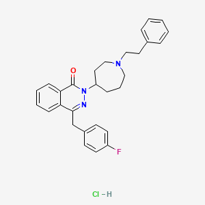 1(2H)-Phthalazinone, 4-((4-fluorophenyl)methyl)-2-(hexahydro-1-(2-phenylethyl)-1H-azepin-4-yl)-, monohydrochloride