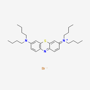 Phenothiazin-5-ium, 3,7-bis(dibutylamino)-, bromide