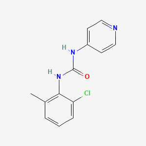Urea, N-(2-chloro-6-methylphenyl)-N'-4-pyridinyl-