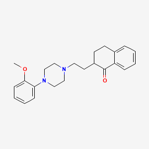molecular formula C₂₃H₂₈N₂O₂ B1663483 QF0301B CAS No. 149247-12-1
