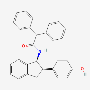 molecular formula C₂₉H₂₅NO₂ B1663485 ACAT-IN-1 cis 异构体 CAS No. 145961-79-1