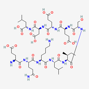 molecular formula C₅₁H₈₆N₁₂O₂₁ B1663487 c-Myc Peptide CAS No. 145646-22-6