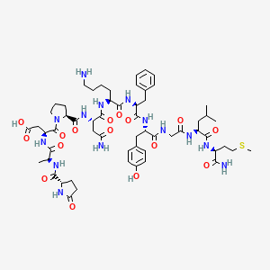 molecular formula C₅₈H₈₄N₁₄O₁₆S B1663488 Physalemin CAS No. 2507-24-6