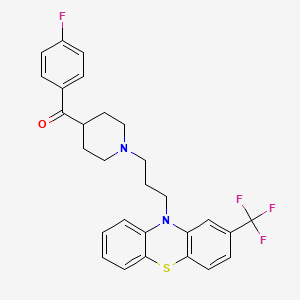 molecular formula C₂₈H₂₆F₄N₂OS B1663491 Duoperone CAS No. 62030-88-0