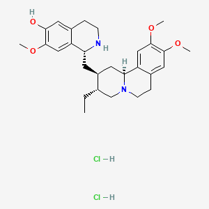 molecular formula C₂₈H₄₀Cl₂N₂O₄ B1663495 Cephaeline dihydrochloride CAS No. 5853-29-2