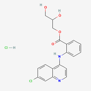 molecular formula C19H18Cl2N2O4 B1663496 Glafenine hydrochloride CAS No. 65513-72-6