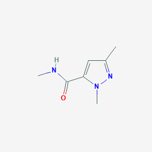 molecular formula C7H11N3O B166351 N,1,3-trimethyl-1H-pyrazole-5-carboxamide CAS No. 136679-01-1