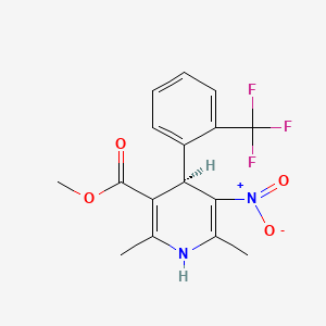 molecular formula C16H15F3N2O4 B1663519 (R)-(+)-Bay-K-8644 CAS No. 98791-67-4
