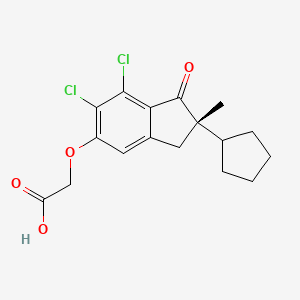 molecular formula C17H18Cl2O4 B1663522 R(+)-Methylindazone CAS No. 54197-31-8