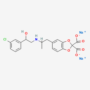 molecular formula C20H18ClNNa2O7 B1663529 CL 316243 disodium salt CAS No. 151126-84-0