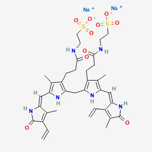 molecular formula C37H44N6Na2O10S2 B1663532 Bilirubin conjugate CAS No. 68683-34-1