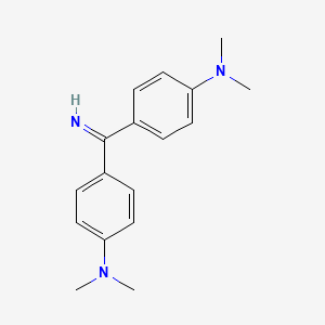 molecular formula C17H21N3 B1663534 Auramine CAS No. 492-80-8