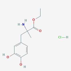 molecular formula C12H18ClNO4 B1663539 Methyldopate hydrochloride CAS No. 2508-79-4