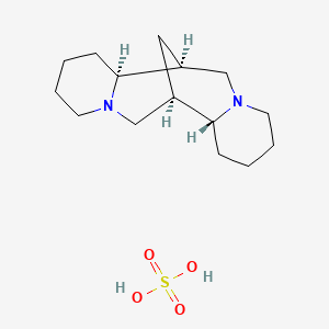 molecular formula C15H38N2O9S B1663541 Sparteine Sulfate CAS No. 6160-12-9
