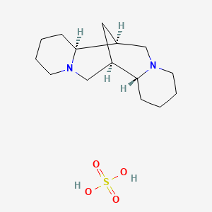 molecular formula C15H26N2 . H2SO4 .5H2O B1663541 Sparteine sulfate pentahydrate CAS No. 6160-12-9