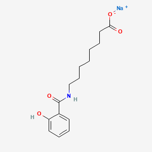 molecular formula C15H20NNaO4 B1663544 Salcaprozate sodium(SNAC) CAS No. 203787-91-1
