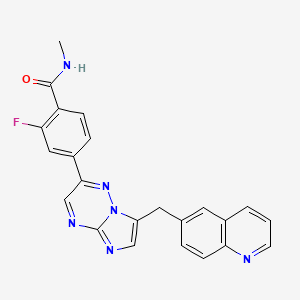 molecular formula C23H17FN6O B1663548 Capmatinib CAS No. 1029712-80-8