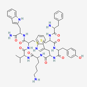 molecular formula C57H70N12O9S2 B1663551 Vapreotide CAS No. 103222-11-3