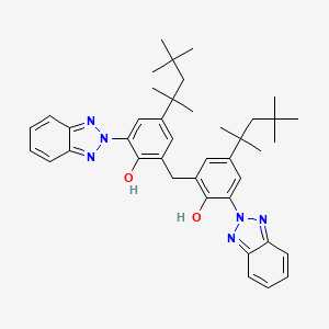 molecular formula C41H50N6O2 B1663556 Bisoctrizole CAS No. 103597-45-1