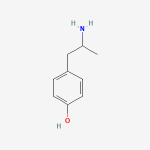 molecular formula C9H13NO B1663557 4-(2-氨基丙基)苯酚 CAS No. 103-86-6