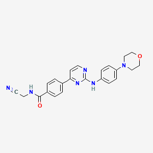 molecular formula C₂₃H₂₂N₆O₂ B1663569 Momelotinib CAS No. 1056634-68-4