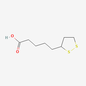 molecular formula C8H14O2S2 B1663570 Thioctic acid CAS No. 1077-28-7