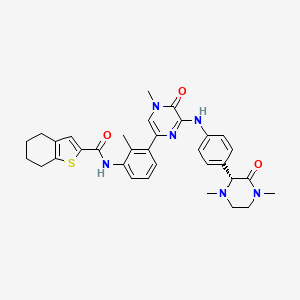 molecular formula C33H36N6O3S B1663580 Gdc 0834 CAS No. 1133432-49-1