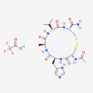 molecular formula C24H35F3N8O8S2 B1663583 ADH-1 trifluroacetate CAS No. 1135237-88-5