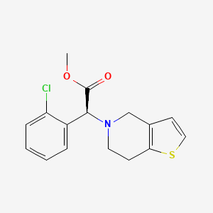 molecular formula C16H16ClNO2S B1663587 Clopidogrel CAS No. 113665-84-2