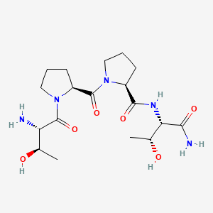 molecular formula C18H31N5O6 B1663592 Rapastinel CAS No. 117928-94-6
