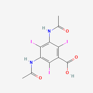 molecular formula C11H9I3N2O4 B1663593 Diatrizoate CAS No. 117-96-4