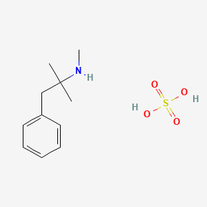 molecular formula C22H36N2O4S B1663595 Mephentermine sulfate CAS No. 1212-72-2