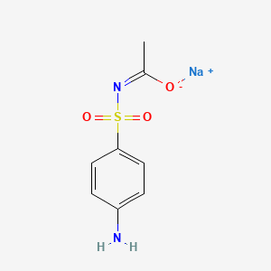 molecular formula C8H10N2NaO3S B1663599 CID 24832325 CAS No. 127-56-0