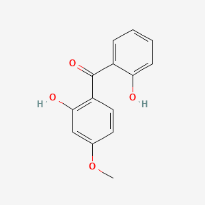 molecular formula C14H12O4 B1663609 Dioxybenzone CAS No. 131-53-3