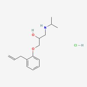 molecular formula C15H24ClNO2 B1663611 Alprenolol Hydrochloride CAS No. 13707-88-5