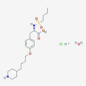 B1663621 Tirofiban hydrochloride CAS No. 150915-40-5