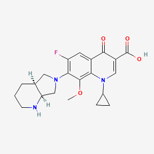 molecular formula C21H24FN3O4 B1663623 Moxifloxacin CAS No. 151096-09-2