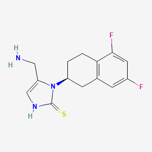 molecular formula C14H15F2N3S B1663631 Nepicastat CAS No. 173997-05-2