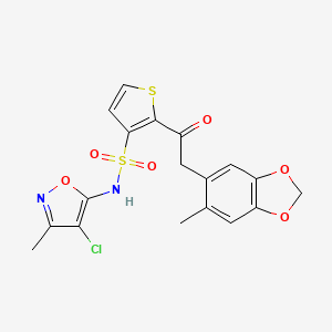 molecular formula C18H15ClN2O6S2 B1663635 Sitaxentan CAS No. 184036-34-8