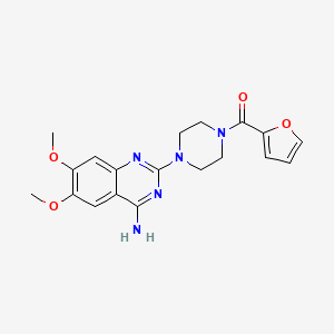 molecular formula C19H21N5O4 B1663645 Prazosin CAS No. 19216-56-9