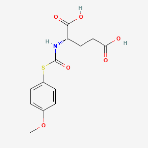 molecular formula C13H15NO6S B1663646 Carboxypeptidase G2 (CPG2) Inhibitor CAS No. 192203-60-4