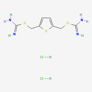 molecular formula C8H14Cl2N4S3 B1663655 TPT-260 Dihydrochloride 