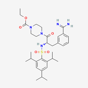 molecular formula C32H47N5O5S B1663658 Wx-uk1 free base CAS No. 220355-63-5