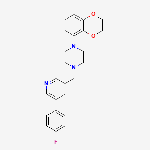 molecular formula C24H24FN3O2 B1663661 Adoprazine CAS No. 222551-17-9