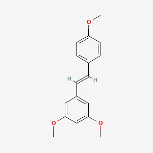molecular formula C17H18O3 B1663662 Trismethoxyresveratrol CAS No. 22255-22-7