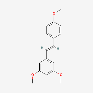 molecular formula C17H18O3 B1663662 (E)-3,5,4'-Trimethoxystilbene CAS No. 22255-22-7