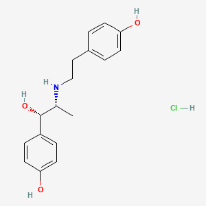 molecular formula C17H21NO3.HCl B1663667 Ritodrine hydrochloride CAS No. 23239-51-2