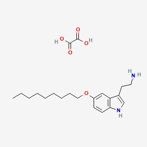 molecular formula C21H32N2O5 B1663674 5-Nonyloxytryptamine oxalate CAS No. 157798-13-5